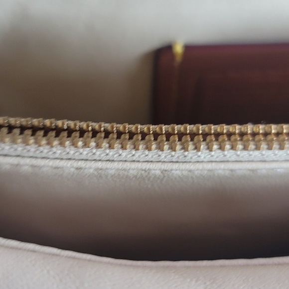 Coach Tabby Ivory Leather Shoulder Bag with Gold Hardware C0772 - Picture 7 of 11